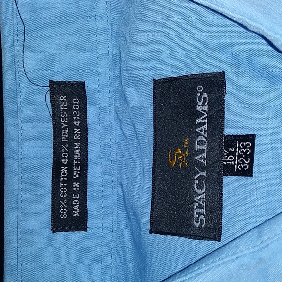 Stacy Adams Blue Shirt - Picture 5 of 5